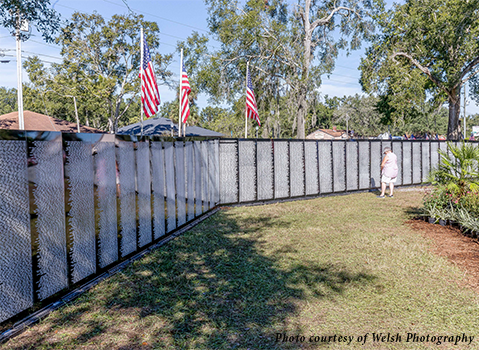 Photo of the Vietnam Traveling Memortial Wall 