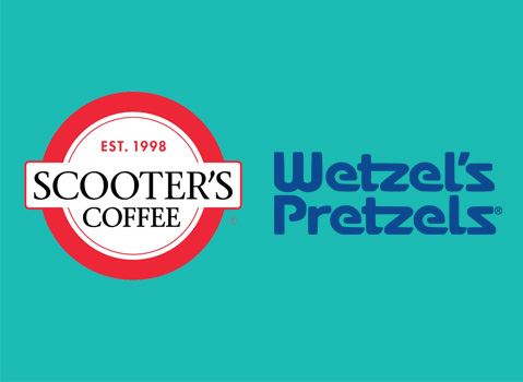 Scooters logo and Wetzel's logo