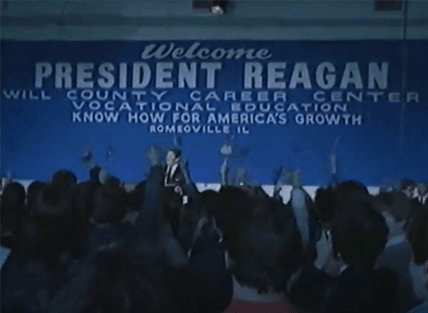Reagan in Romeoville 