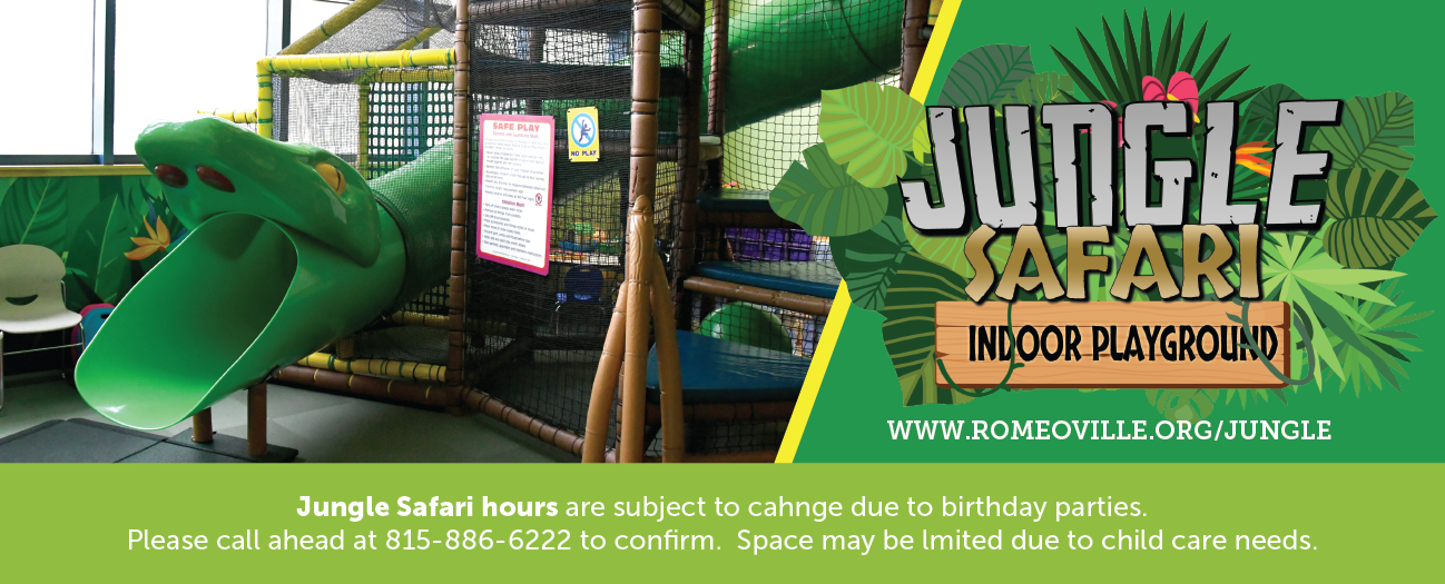 Jungle Safari indoor playground with snake slide