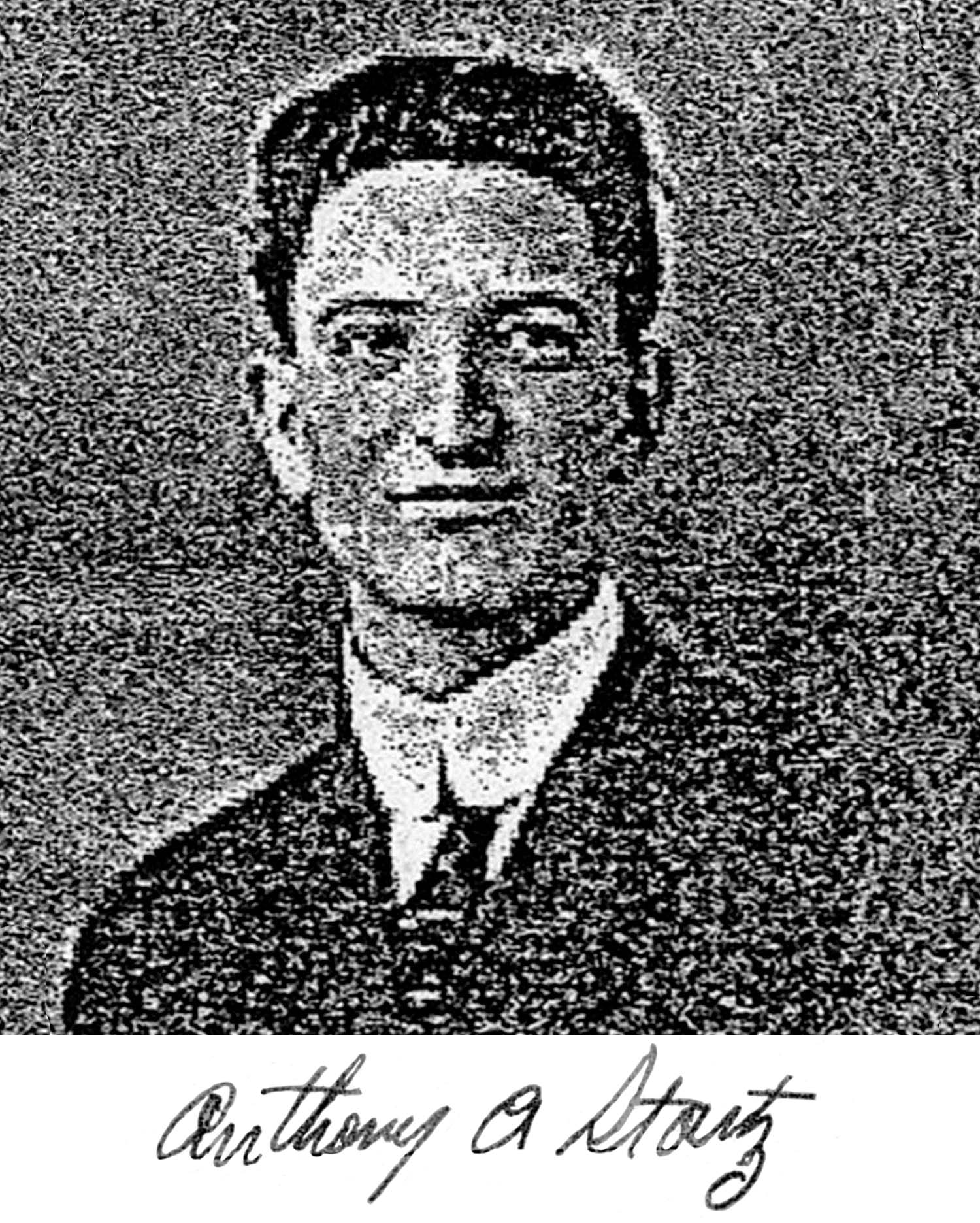 Mayor Anthony Startz and his signature